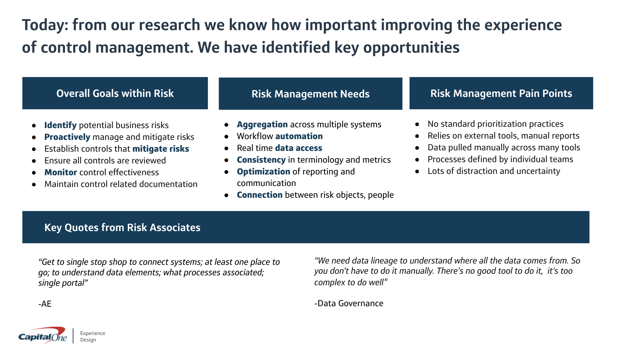 Risk Vision, Strategy & Approach - Natalie Kuhn